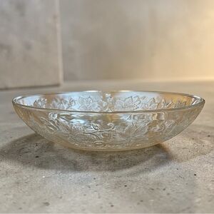 Princess House Fantasia round serving bowl, 8.5 inch diameter, vintage